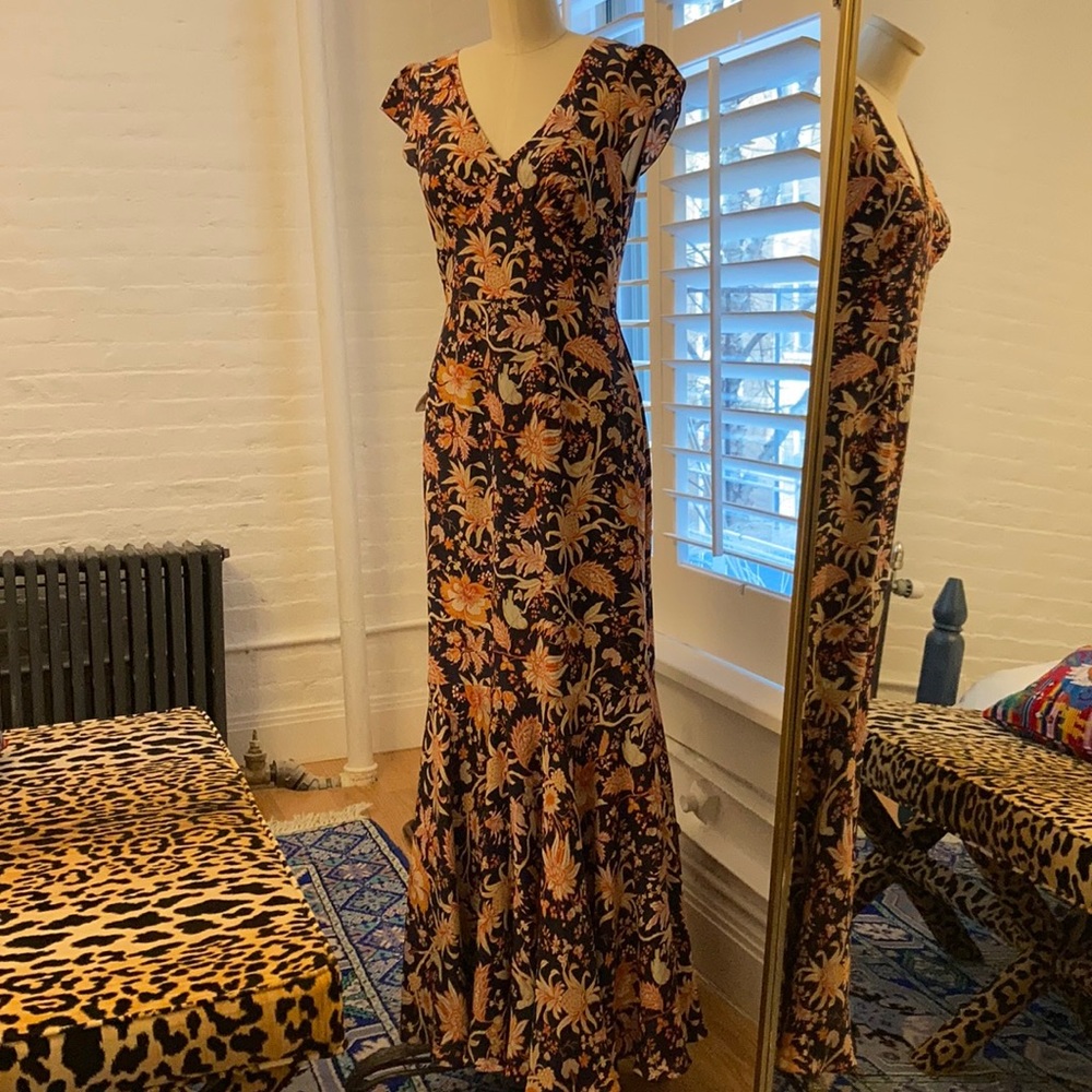 Leifsdottir (Anthropologie) sz 4 maxi dress